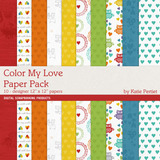 Color My Love Scrapbooking Bundle