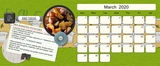 Cookbook Desktop Calendar