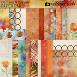 Crimson & Copper Paper Pak