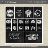 My Year - November Card Kit 3