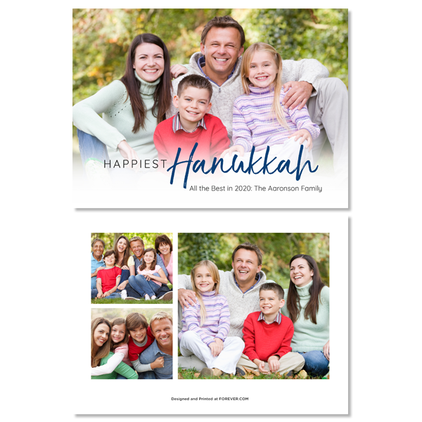 Hanukkah Script White