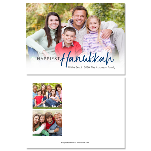 Hanukkah Script White