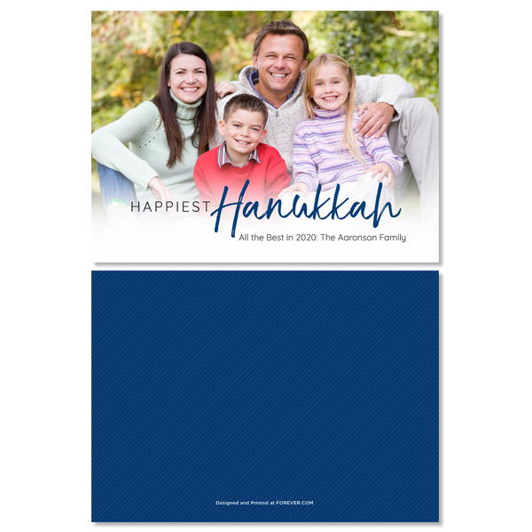 Hanukkah Script White