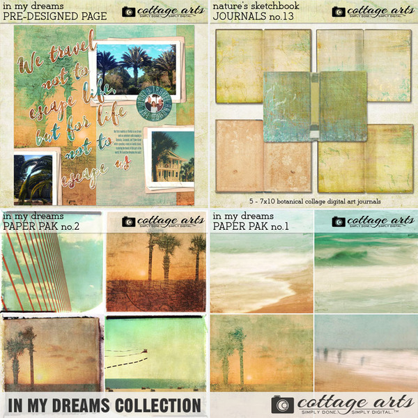 In My Dreams Collection Digital Art - Digital Scrapbooking Kits