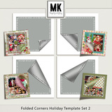 Folded Corner Holiday Templates Set 2