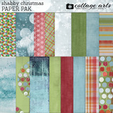 Shabby Christmas Paper Pak