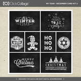 My Year - December Card Kit 2