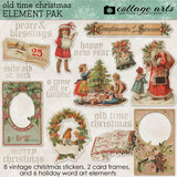 Old Time Christmas Element Pak
