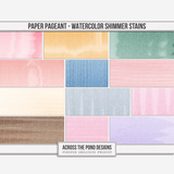 Paper Pageant - Watercolor Shimmer Stains