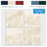 City Break - Los Angeles -  Cityscape & Solid Papers