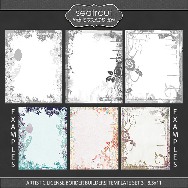Artistic License Border Builders Bonus Bundle 1 - 8.5x11 | Digital Art