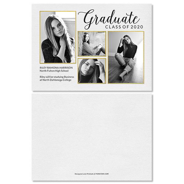 White Script Graduation