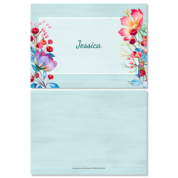 Coastal Berry Floral Notecard