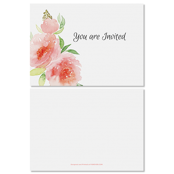 Fashionable Floral Notecard