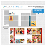 100% Boy Pre-designed Book 12x12