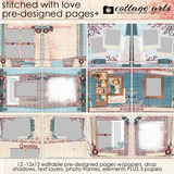 Stitched with Love Pre-designed Pages