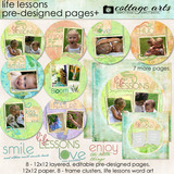 Life Lessons Pre-designed Pages