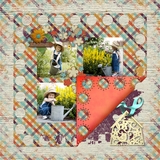 Folded Corner Templates - Spring - Bundle