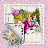 Folded Corner Templates - Spring - Set 4