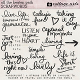 Off the Beaten Path Scrap.Words