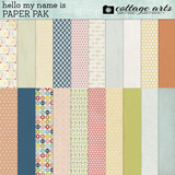 Hello My Name Is Paper Pak