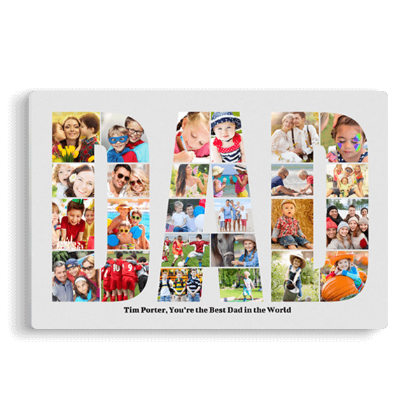 Dad Word Collage Panel | Panel