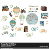 Vintage Traveler Stickers