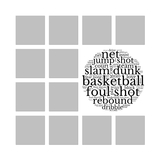 Patchwork Templates - Sports - Basketball