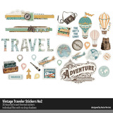 Vintage Traveler Scrapbooking Bundle 02
