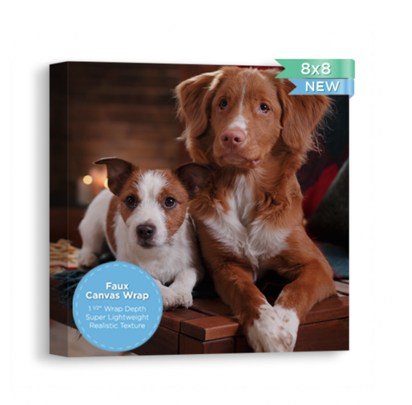 1.5" Faux Canvas Wrap (8 x 8)