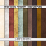 History Hunters - Photography- Shabby Solid Papers
