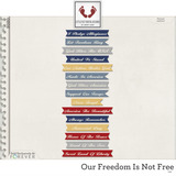 Our Freedom Is Not Free Tags