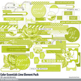 Color Essentials Lime Element Pack