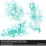 Color Essentials Turquoise Painted Layers