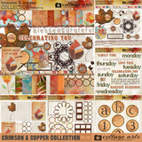 Crimson & Copper Paper Pak