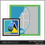 West Indies Mapped - Saint Lucia
