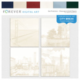 City Break - San Francisco - Cityscape & Solid Papers