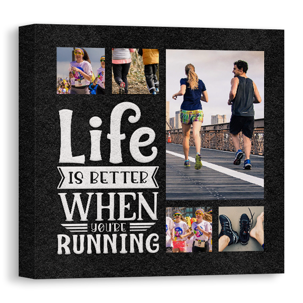 Running Canvas Canvas Print