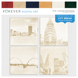 City Break - Perth - Cityscape & Solid Papers