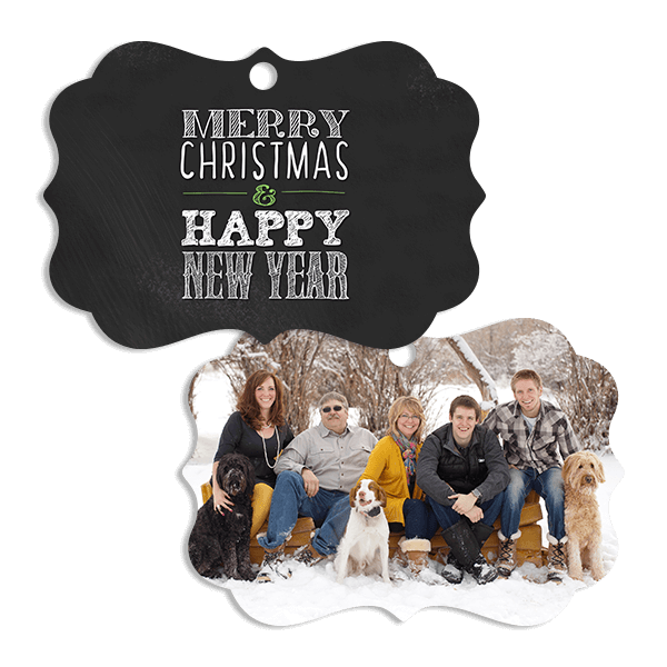 Chalkboard Christmas Ornament