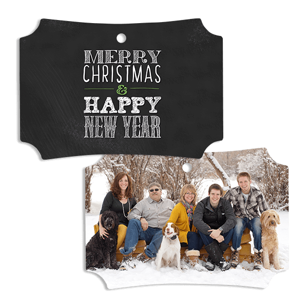 Chalkboard Christmas Ornament