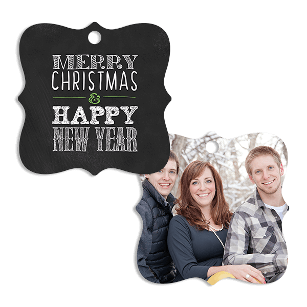 Chalkboard Christmas Ornament