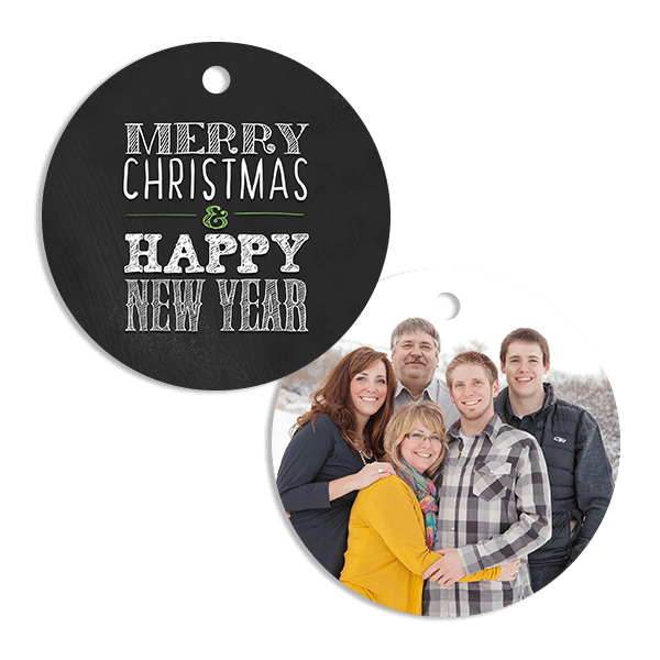 Chalkboard Christmas Ornament