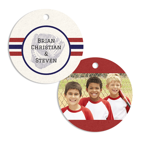 Baseball Stripes Ornament