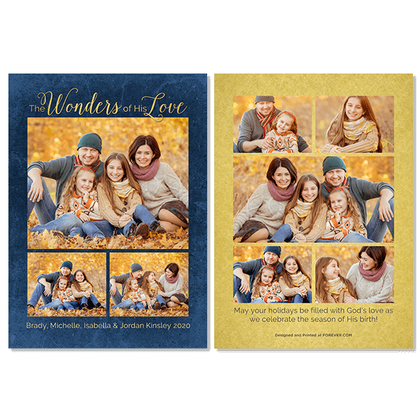 Wonders of His Love Card