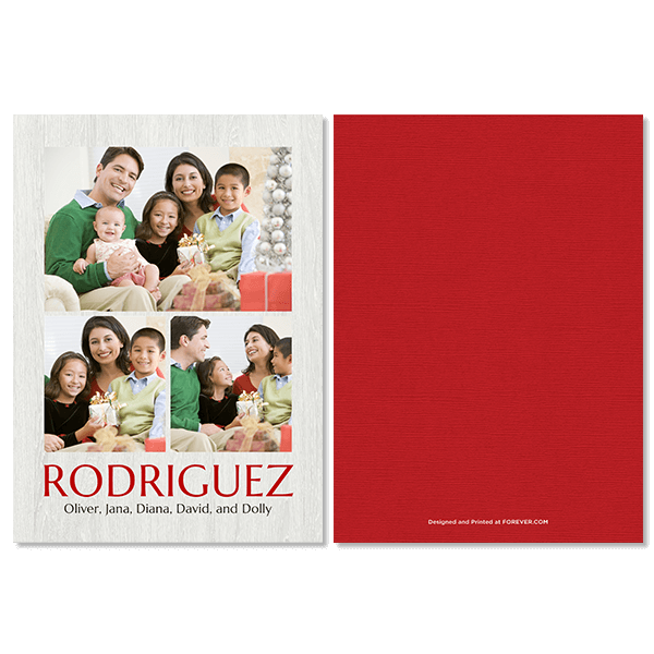 Big Name in Red Card