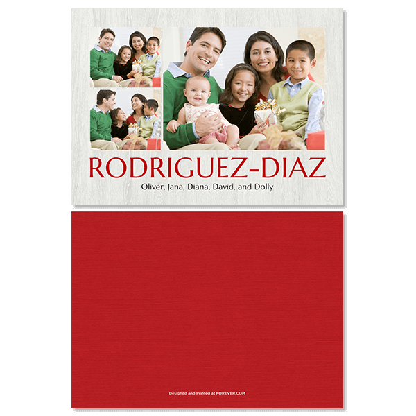 Big Name in Red Card