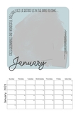 What A Month Template Calendar 12x18
