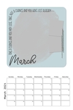 What A Month Template Calendar 12x18