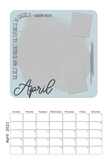 What A Month Template Calendar 12x18